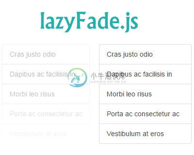 lazyFade.js – Fades Row of Elements with Lazy Effect