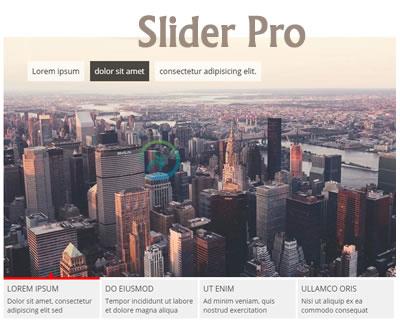 Slider Pro – Responsive and Touch Enabled jQuery Slider