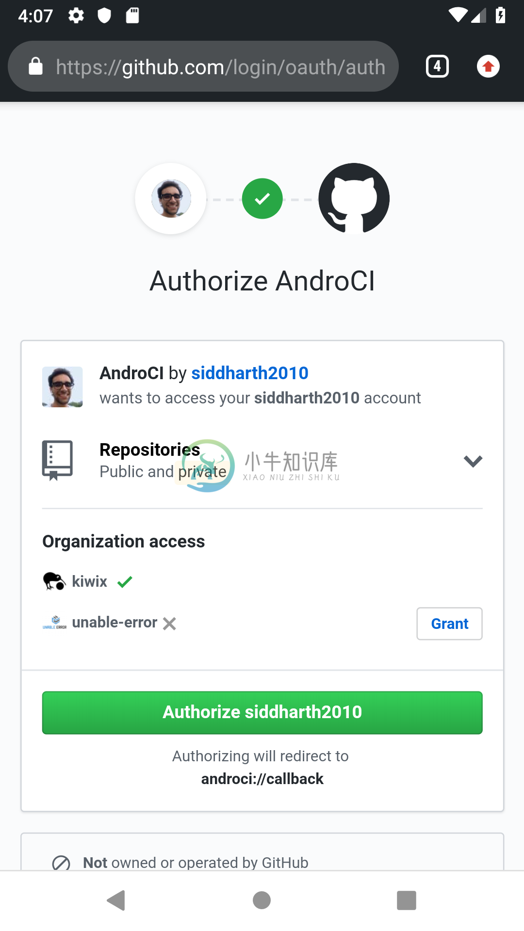 GitHub OAuth