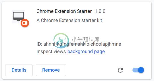 Installed Extension in Google Chrome