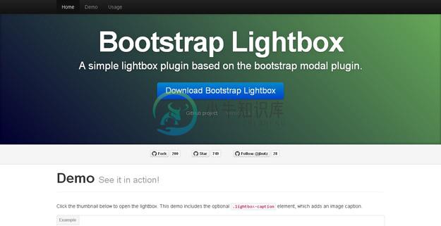 Bootstrap Lightbox