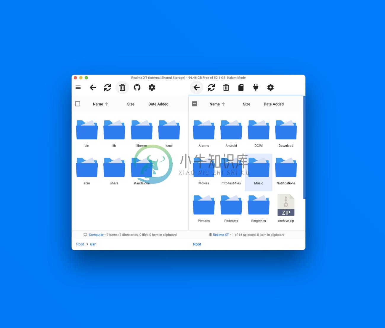 OpenMTP File Explorer