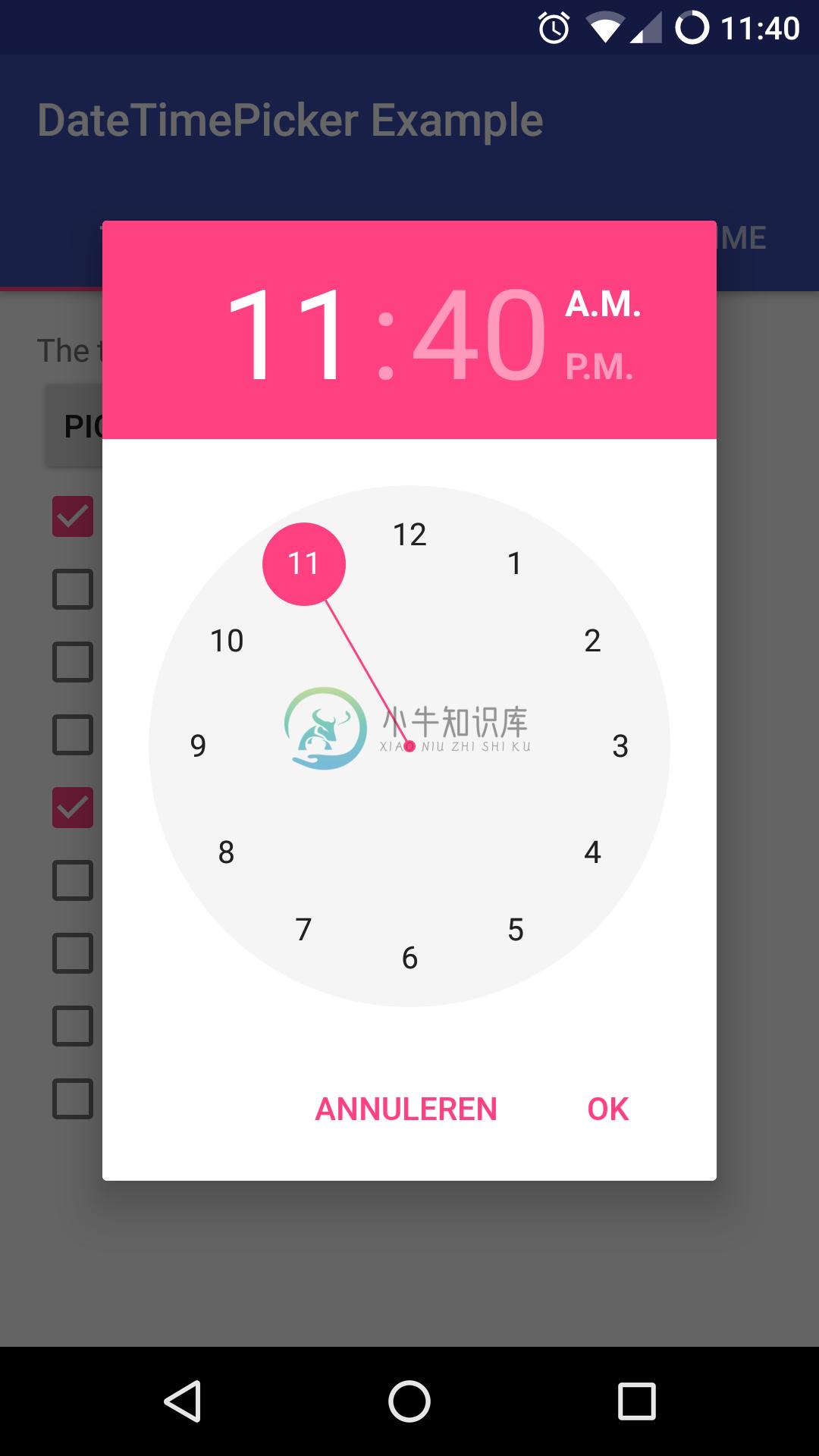 Time Picker