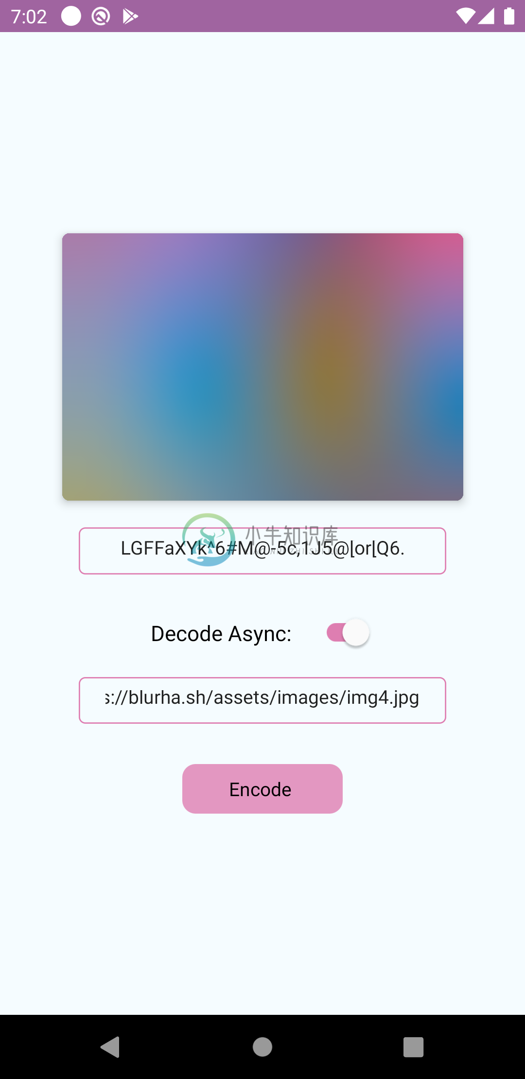 Android Demo Screenshot