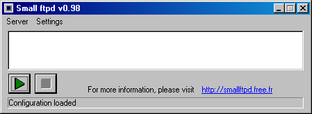 main dialog box