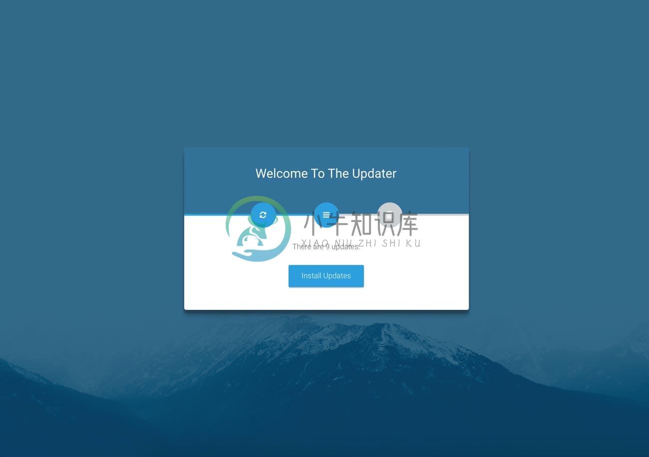 Laravel web updater | Step 2