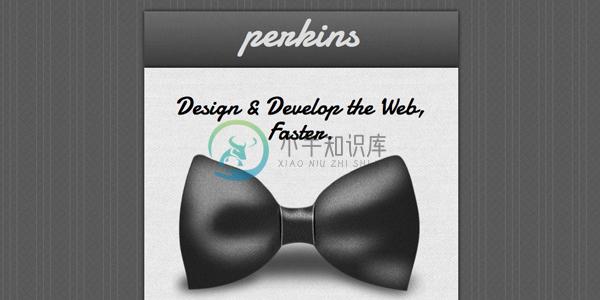 perkins Perkins   HTML5/CSS3 Framework For Rapid Development