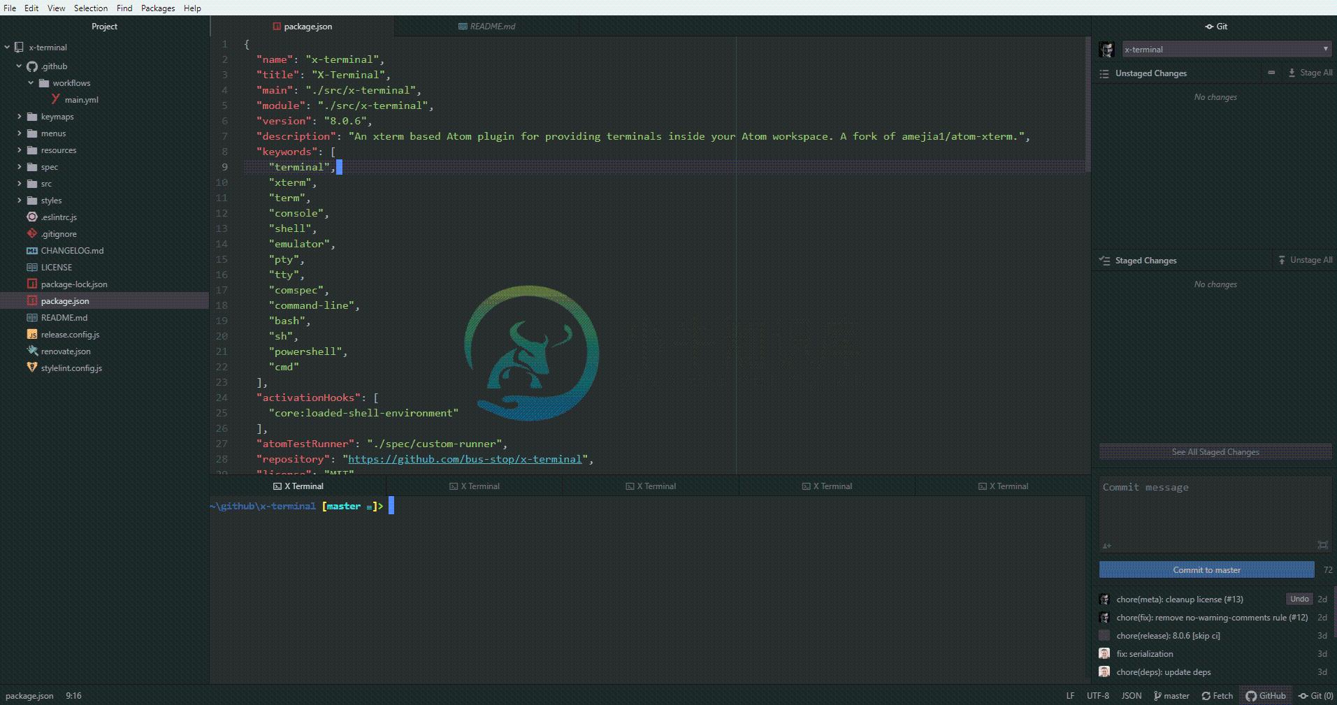 X-Terminal moving terminals demo